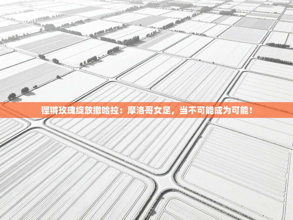 铿锵玫瑰绽放撒哈拉:摩洛哥女足,当不可能成为可能! 第1张